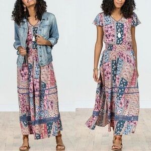 🔥 Matilda Jane NWT Boho Floral Maxi Dress XL